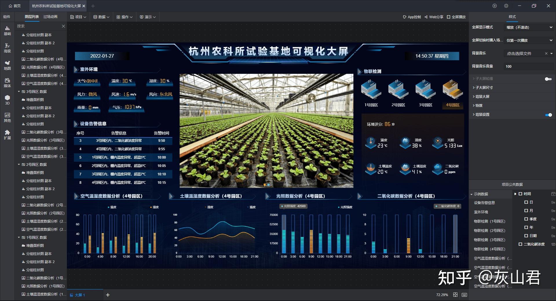 可视化工具辅助智慧农业发展