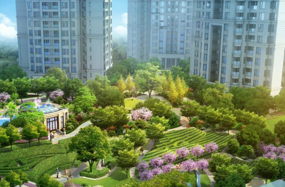 与重庆老牌豪宅寰宇天下同出一系的紫御江山,因为与江北嘴核心区距离