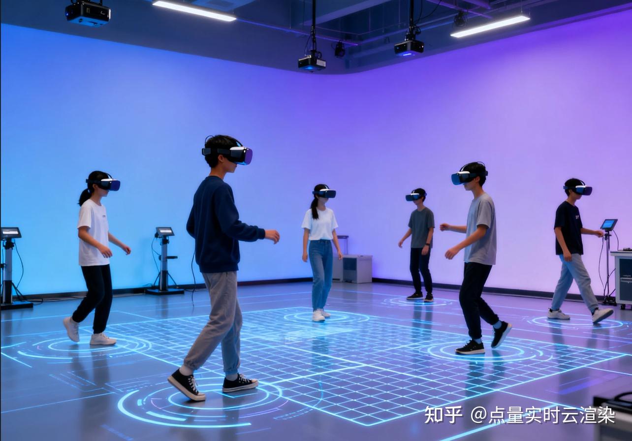 破解云VR教育普及难题:点量实时云渲染——实现跨终端无界协同 - 知乎