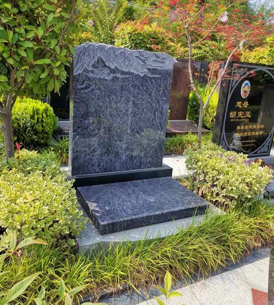 郑州墓地二七区经营性墓地御泉森林陵园草坪葬卧碑立碑价格