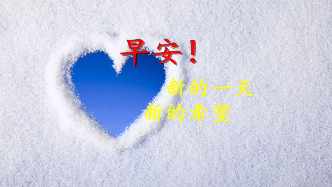 11月21日新的一天最美的早上好祝福语冬天好看的早安图片带字