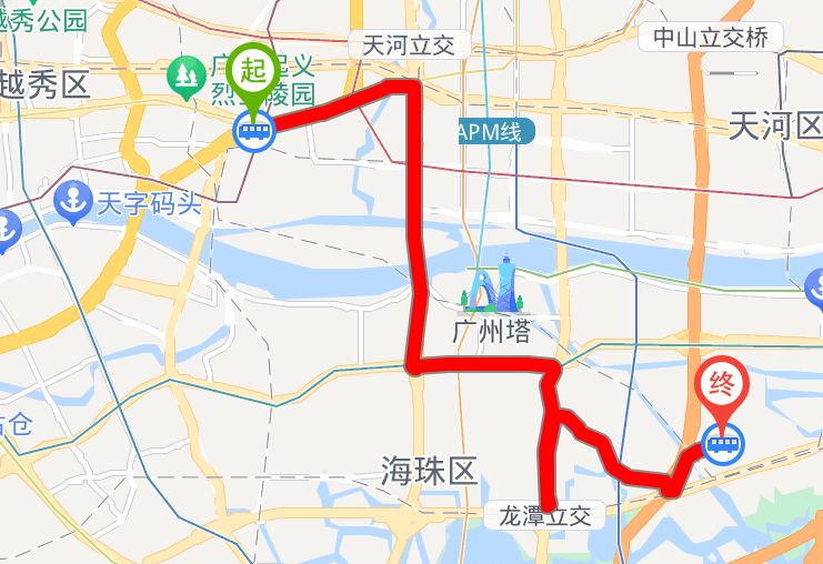 广州b4公交车线路图图片