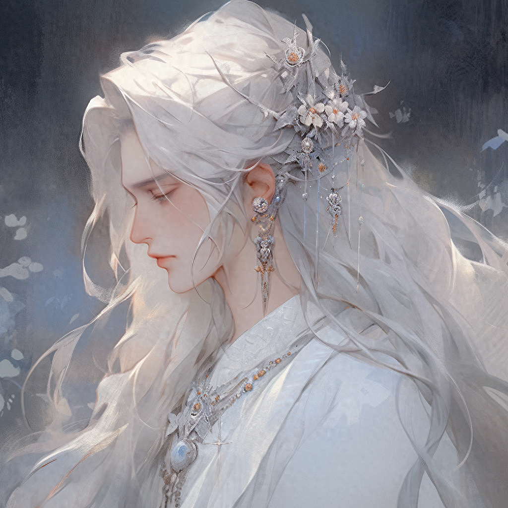 男生古风头像,与君承诺,风雪白头