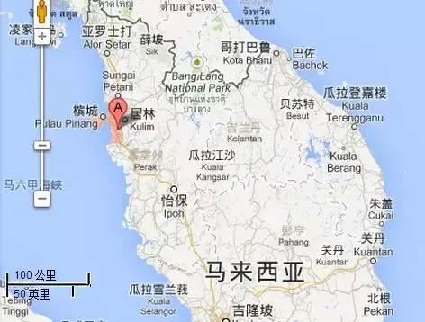 槟城在马来西亚的位置威省的东和北部与吉打州为邻,南部与霹雳州为邻