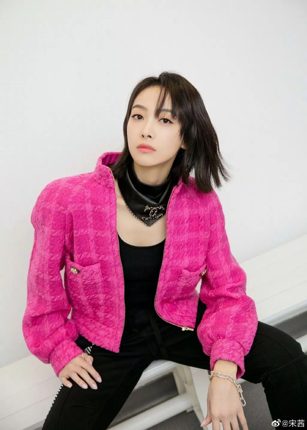 迷人计丨想见你34岁柯佳嬿吹半屏山发型扮古惑女许光汉你有没有想起