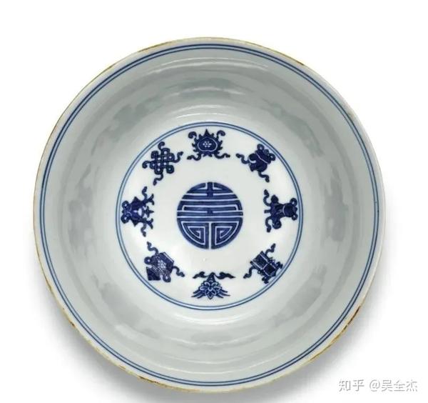 【楽天スーパーセール】 中国古美術 在銘 麒麟大皿　大清康熙年製 染付け　青花 陶芸