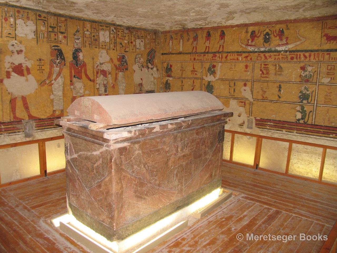 埃及帝王谷法老墓阿伊墓wv23壁画翻过的一页除忆抹煞的遗迹阿玛纳阿伊