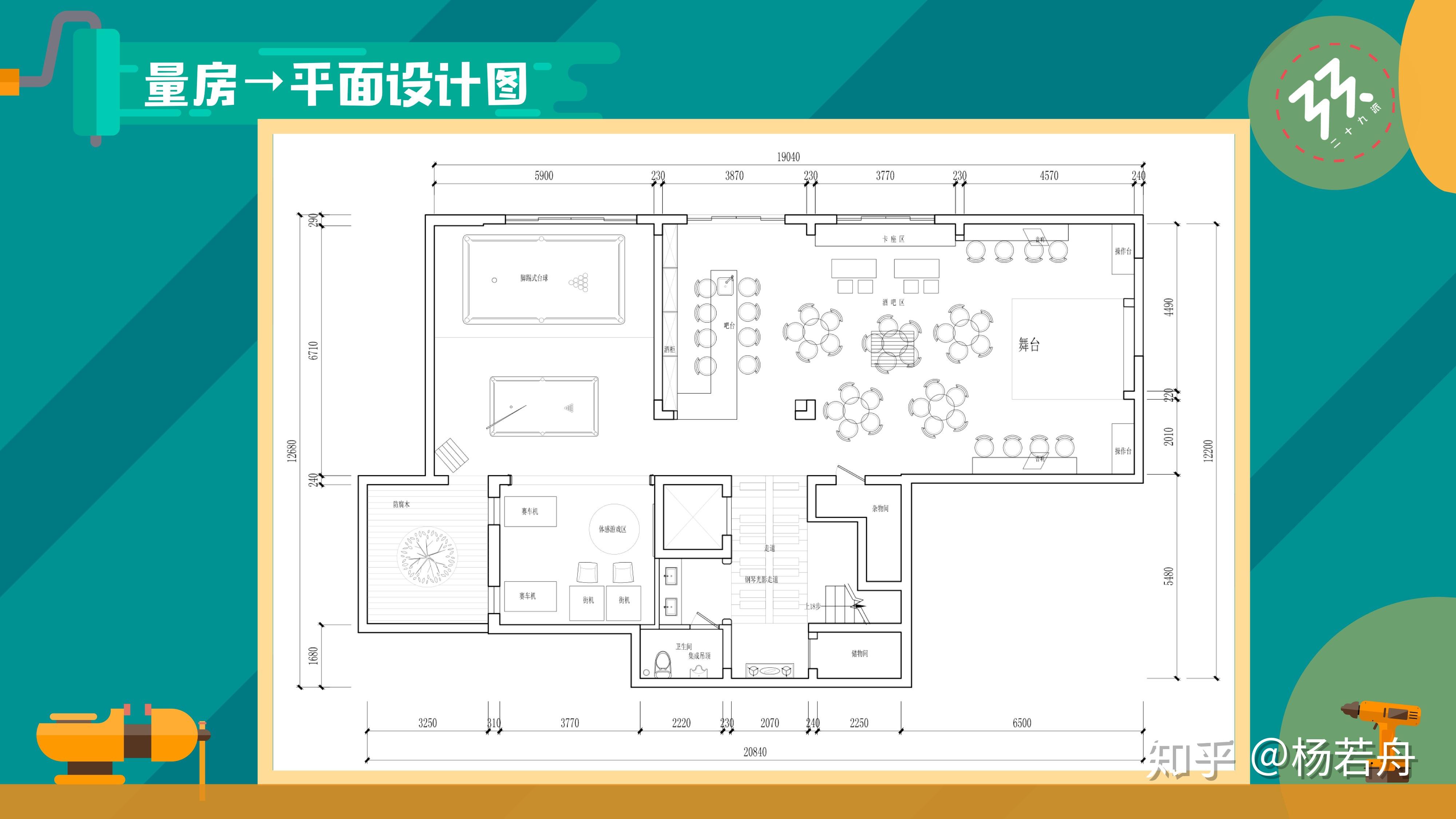 100平米轰趴馆设计图图片