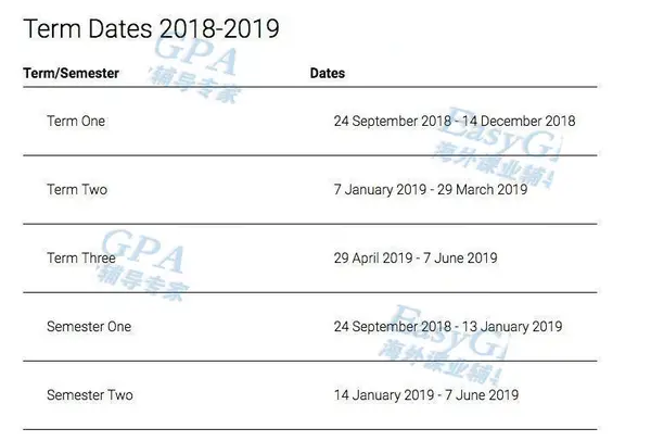 19年英国大学校历出炉 知乎
