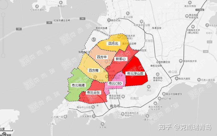 速领!青岛主城四区最新房价地图出炉! - 知乎