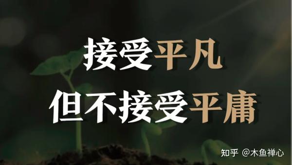 可以接受平凡,但拒绝平庸 - 知乎