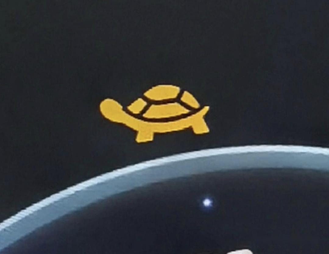 奔驰仪表盘上的乌龟图标是什么意思？ - 知乎