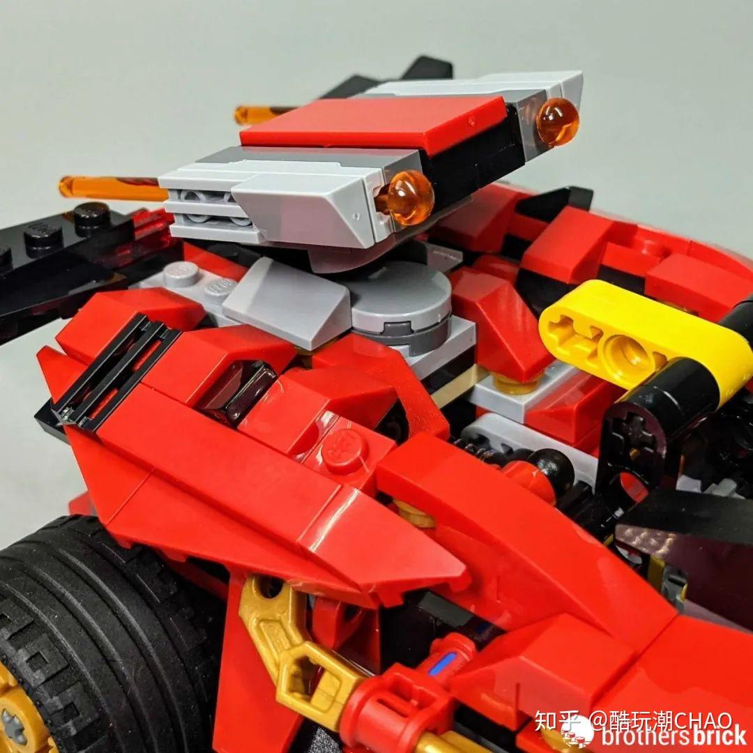 乐高幻影忍者系列71737x1忍者战车开箱评测