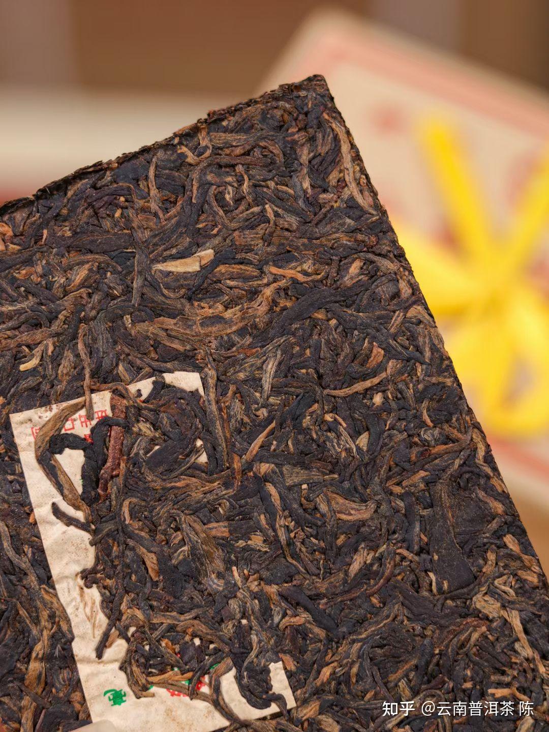 2006年中茶绿印砖茶南糯山古树茶金针茶砖