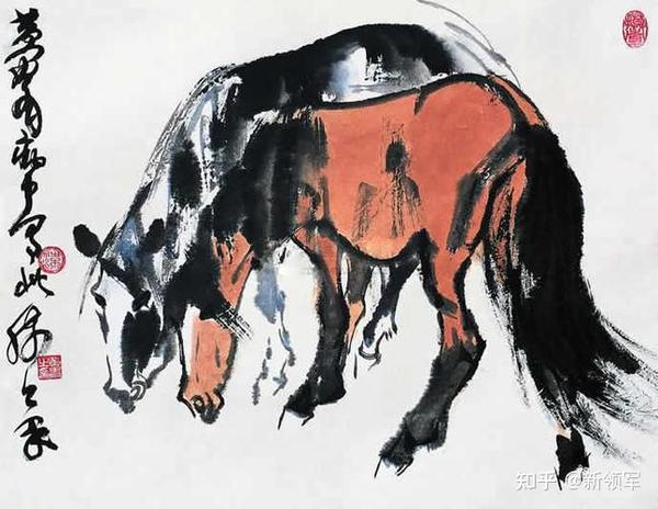 “中国当代四大画马巨匠”徐悲鸿、黄胄、刘勃舒、北鸿画作欣赏 - 知乎