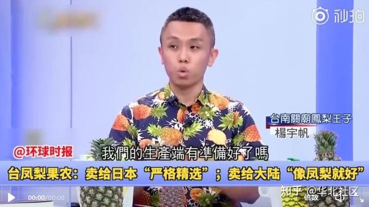 台湾果农上电视得意爆料好凤梨卖日本差的才卖给大陆