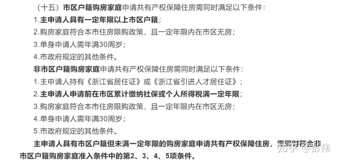 杭州發佈杭州市共有產權保障住房管理辦法共有產權房值不值得買