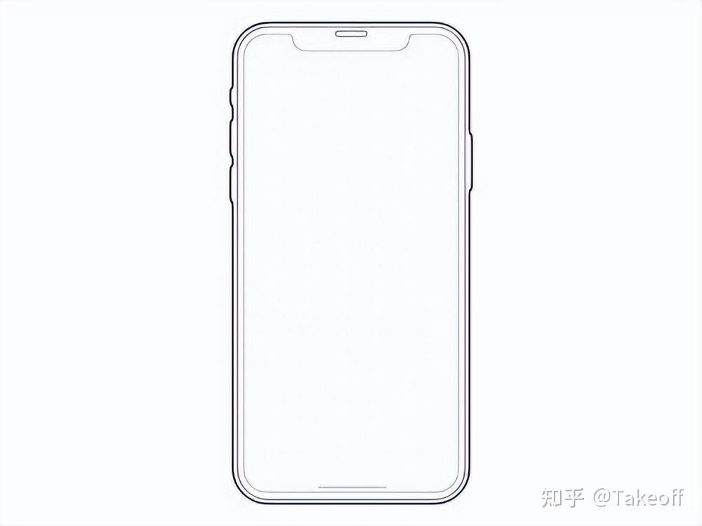 为何安卓手机没有iphone的四边等距边框