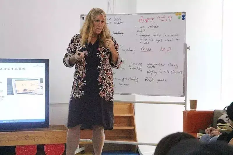 海帆天津中心是amanda老师的收官之站,热情活泼的amanda感染着天津两