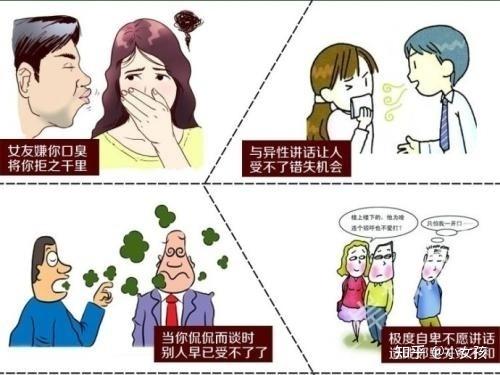 经常口臭的原因如何解决开水加1物赶走口腔异味