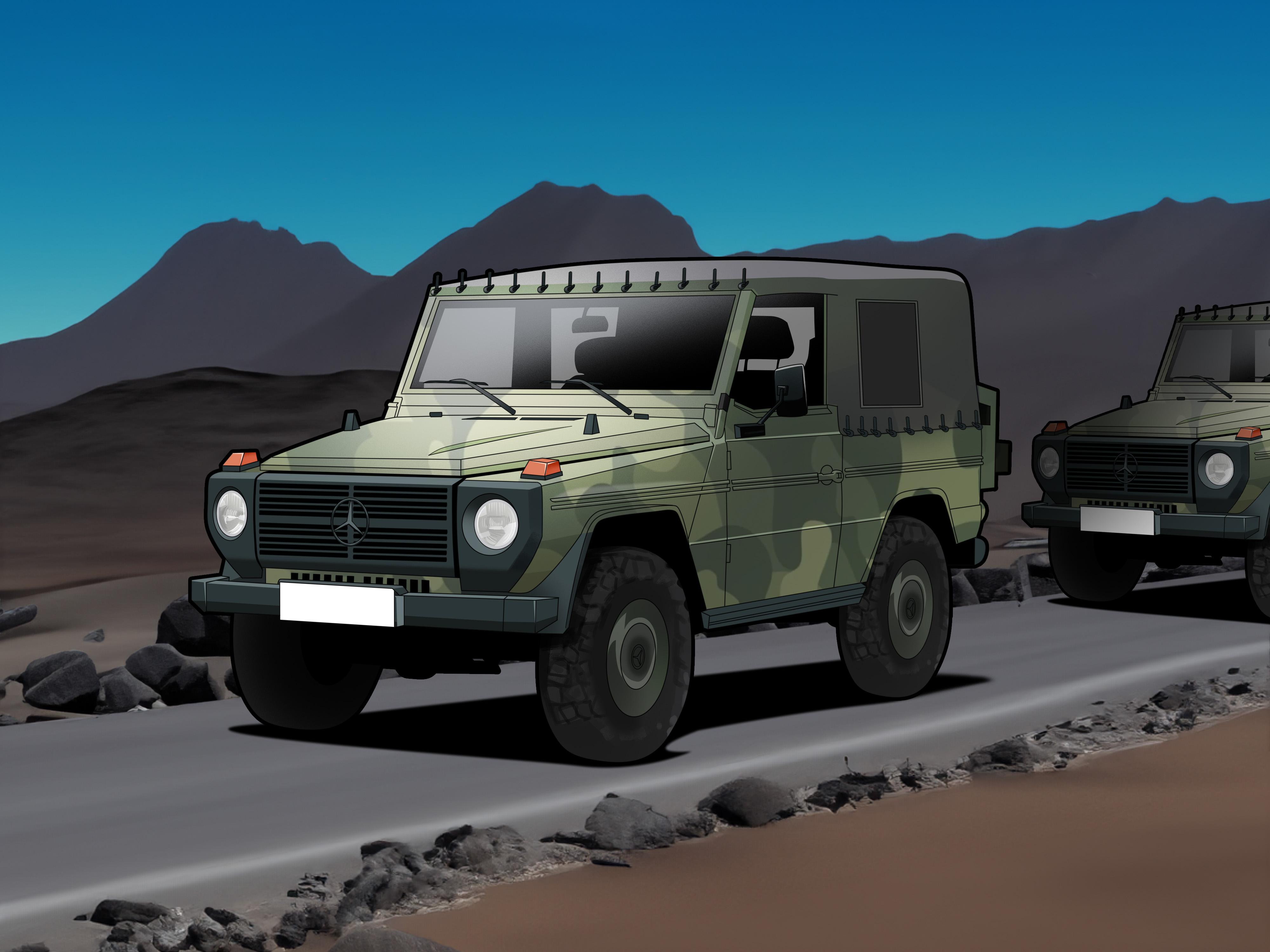 关关驾日|漫画日记 "越野之王"男人梦想的大玩具奔驰g-class