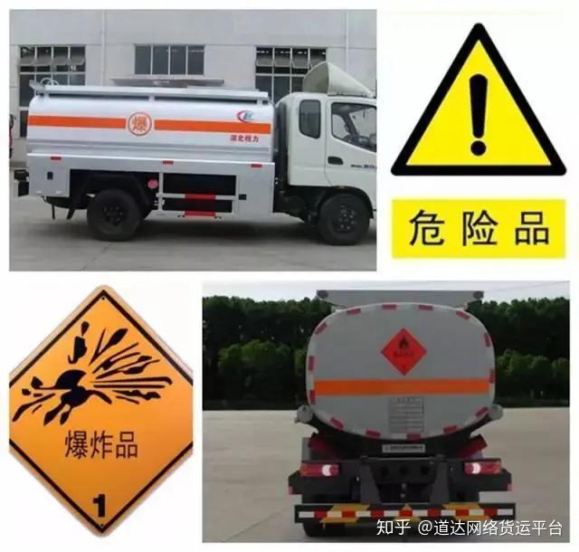 危险品运输车有这些标识