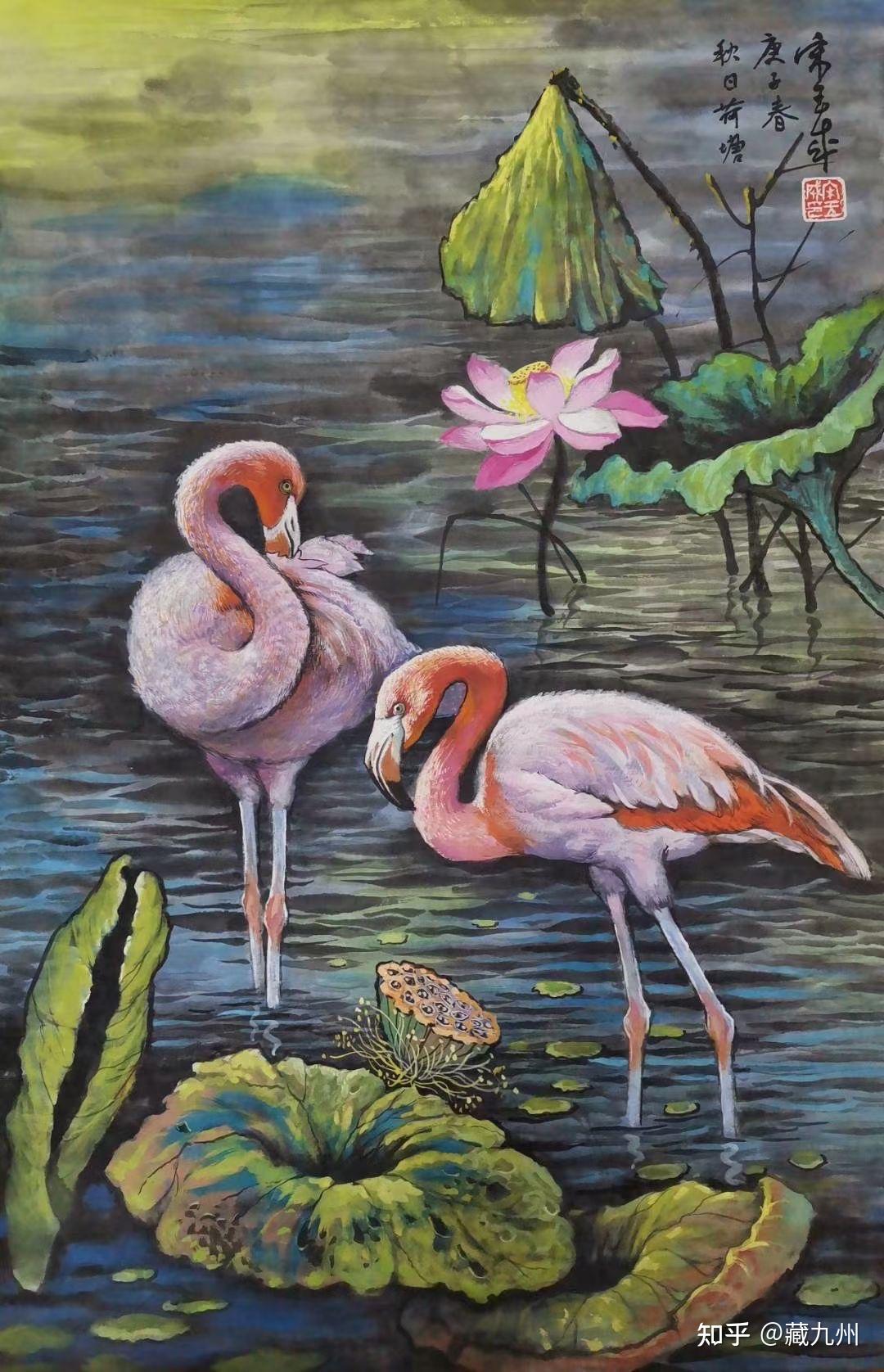 鲁迅美院教授宋玉成重彩花鸟画探索者