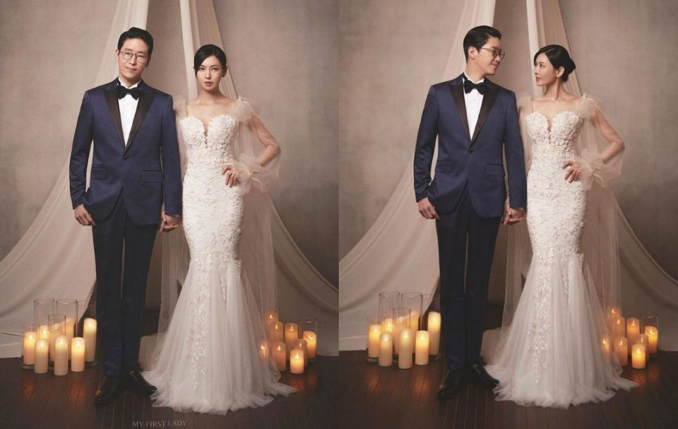 初哆咪娱乐:柳真&金素妍绝美婚纱照公开!