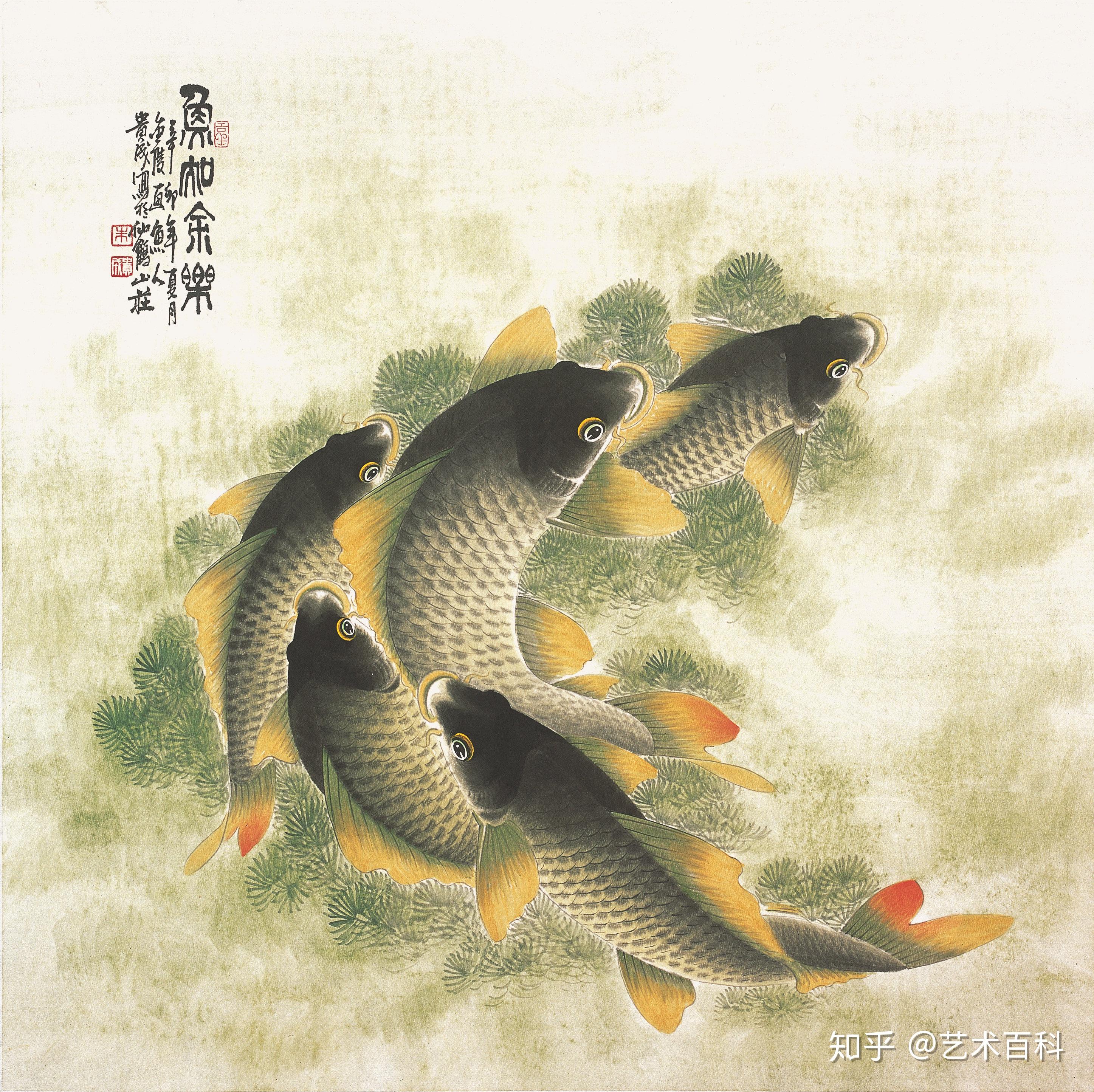 "鲤鱼跳龙门"朱贵成作品 - 知乎