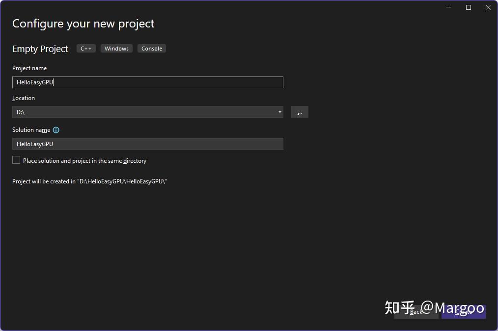 【从零开始的 EasyGPU 编程】Lesson0：配置 EasyX 与 EasyGPU 环境 - 知乎