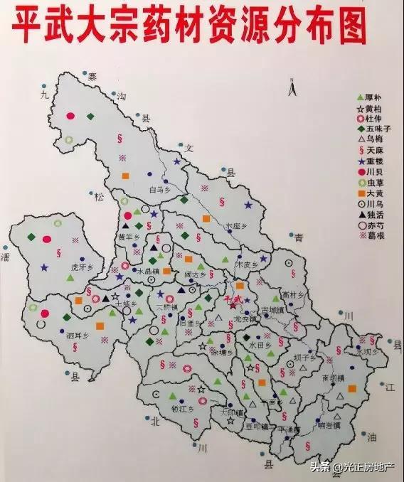松潘县乡镇地图图片