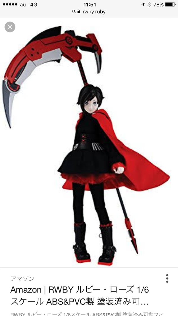 rwby裡的ruby 反正她那把鐮刀在l4d2的創意工坊中評價很好