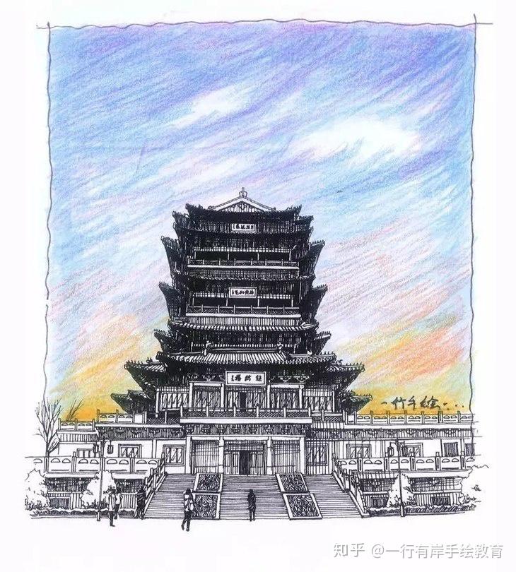 灼灼桃花十里取一朵放心上足矣手绘济南城市