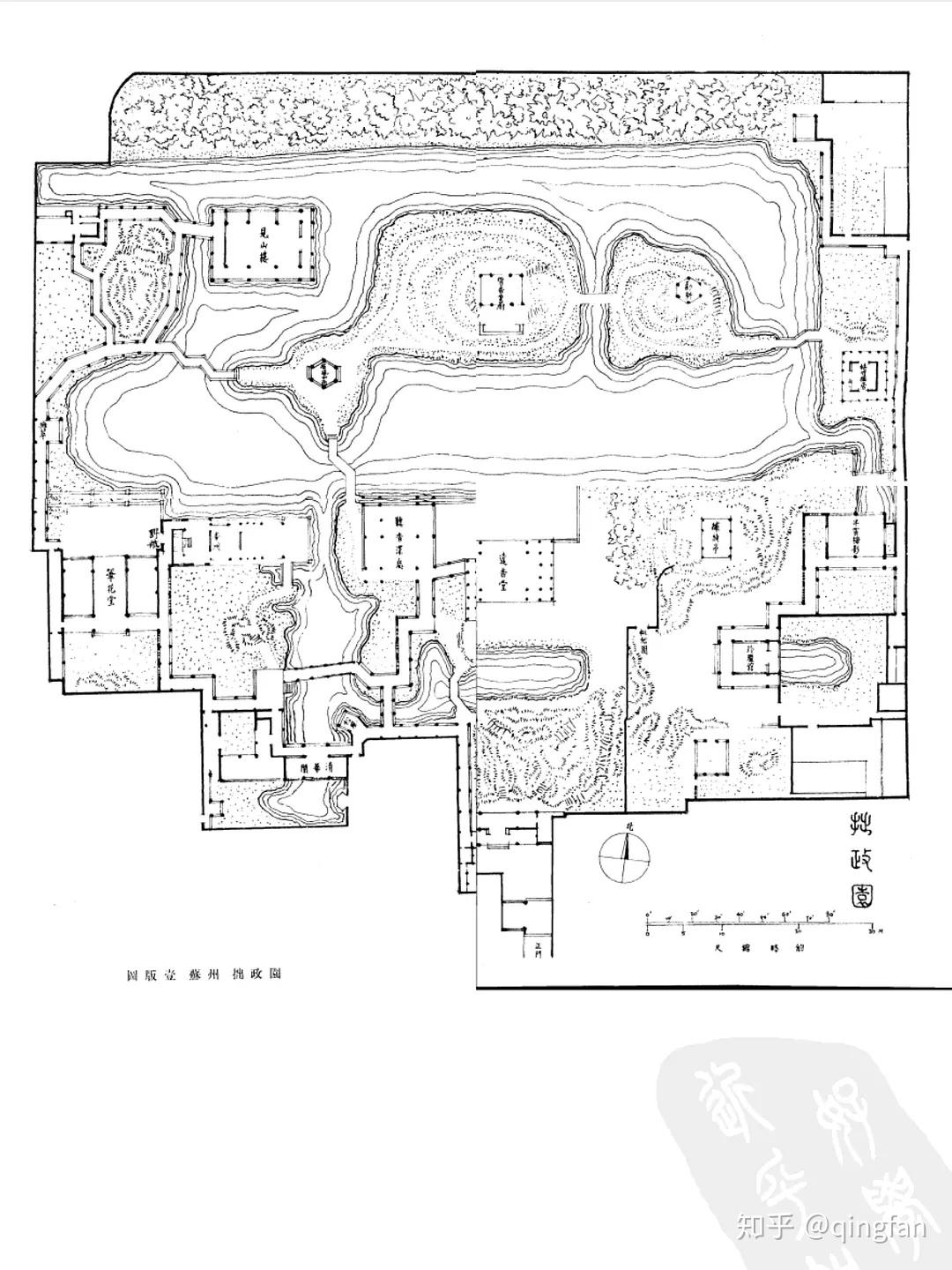 对比下来,留园的五峰仙馆隔成每个开间一个功能房间的,反而是特例.