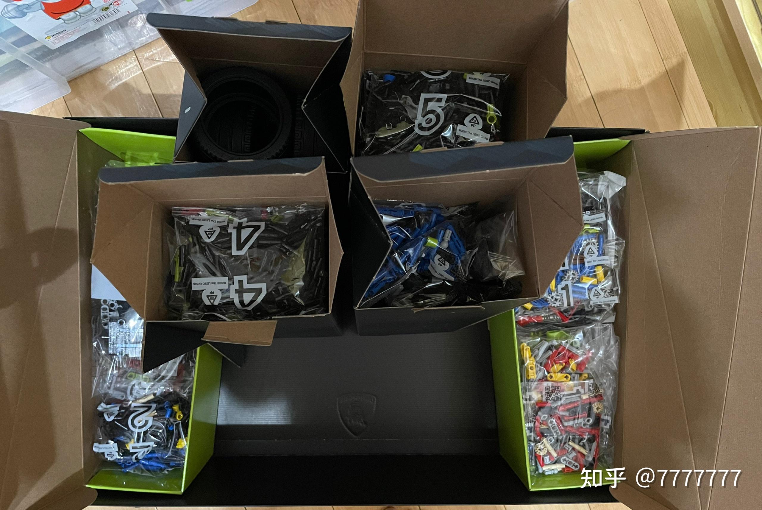 乐高lego421125兰博基尼sian拼装过程分享