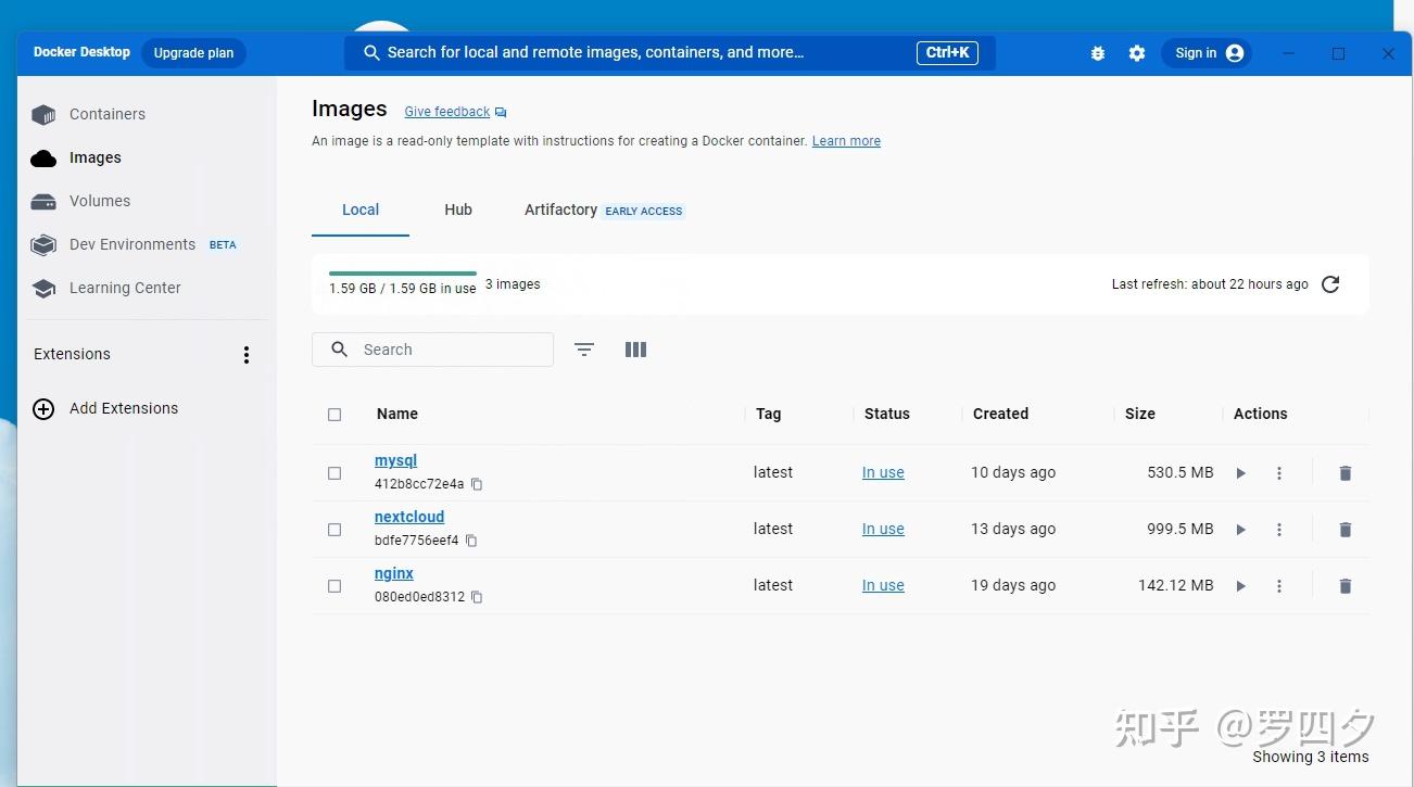 Windows docker nextcloud mysql nginx zerotier 