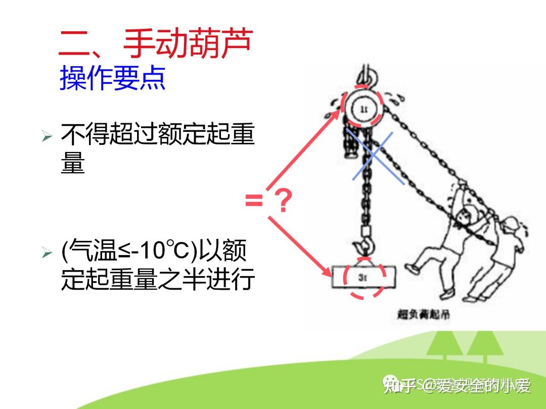 手拉葫芦吊装用具安全