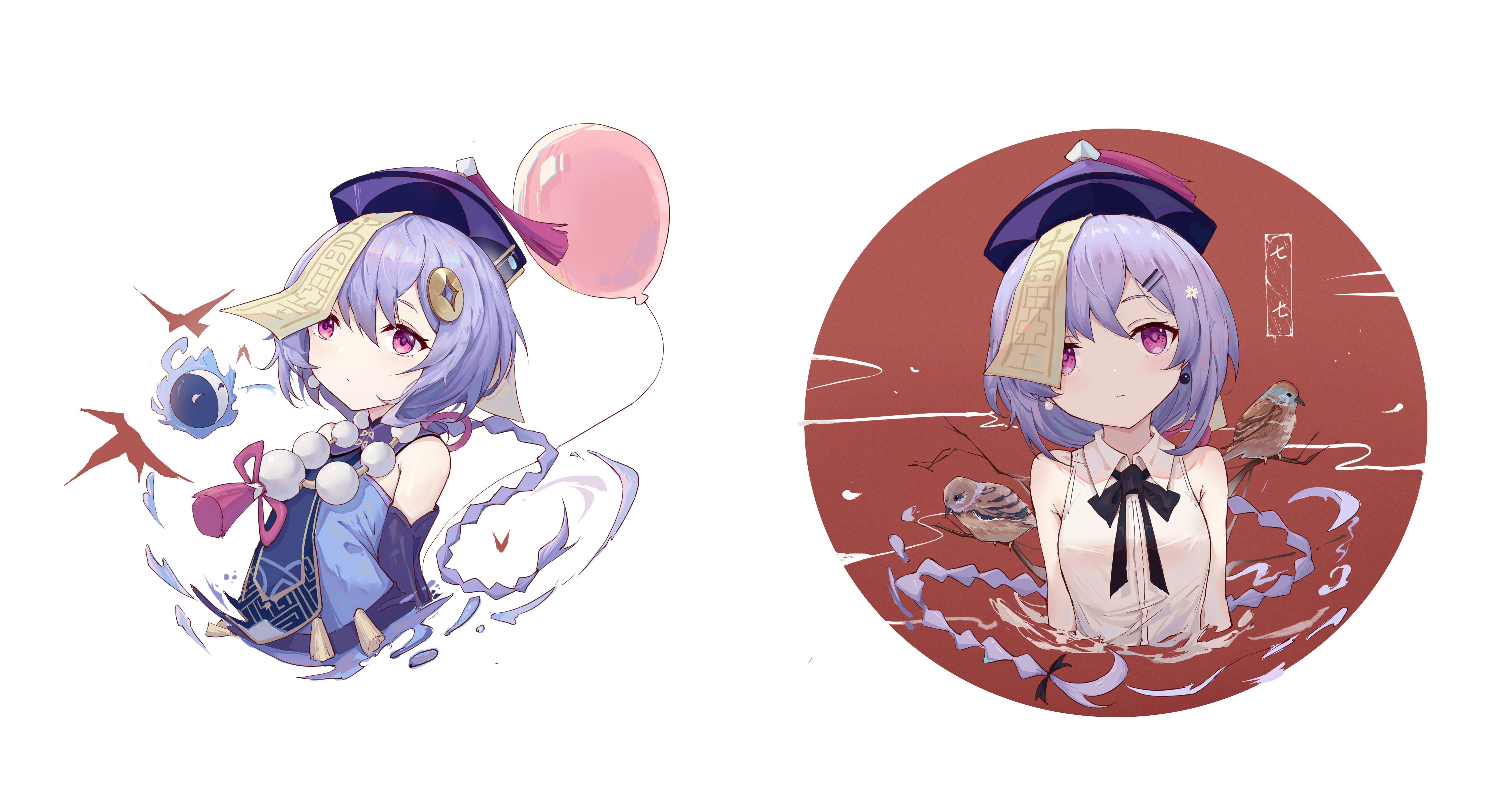 美图搬运原神角色图七七