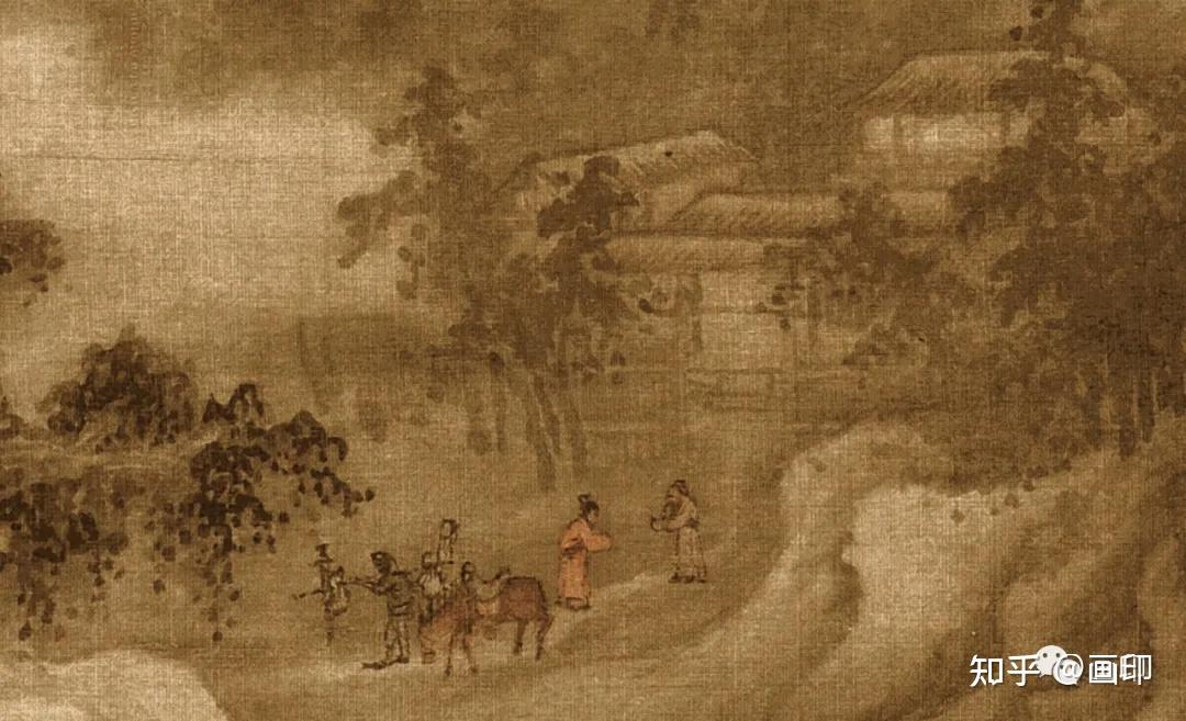 五代 · 巨然《湖山春晓图》 - 知乎
