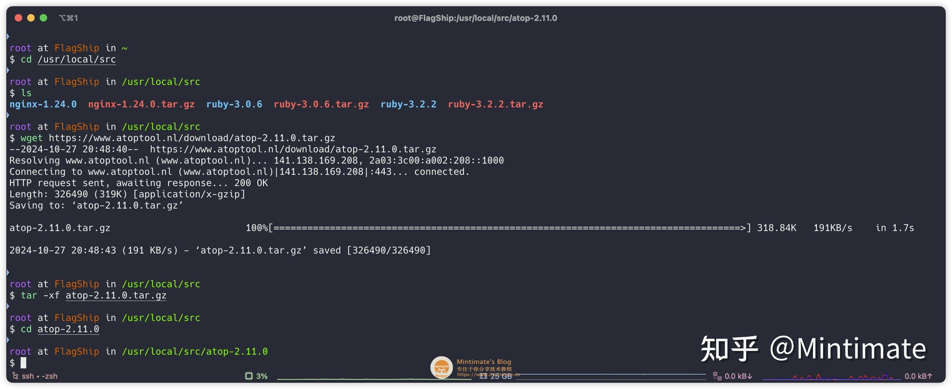 洞悉 Linux 系统运行细节，使用 atop 监测和回看系统负载状态 - 知乎