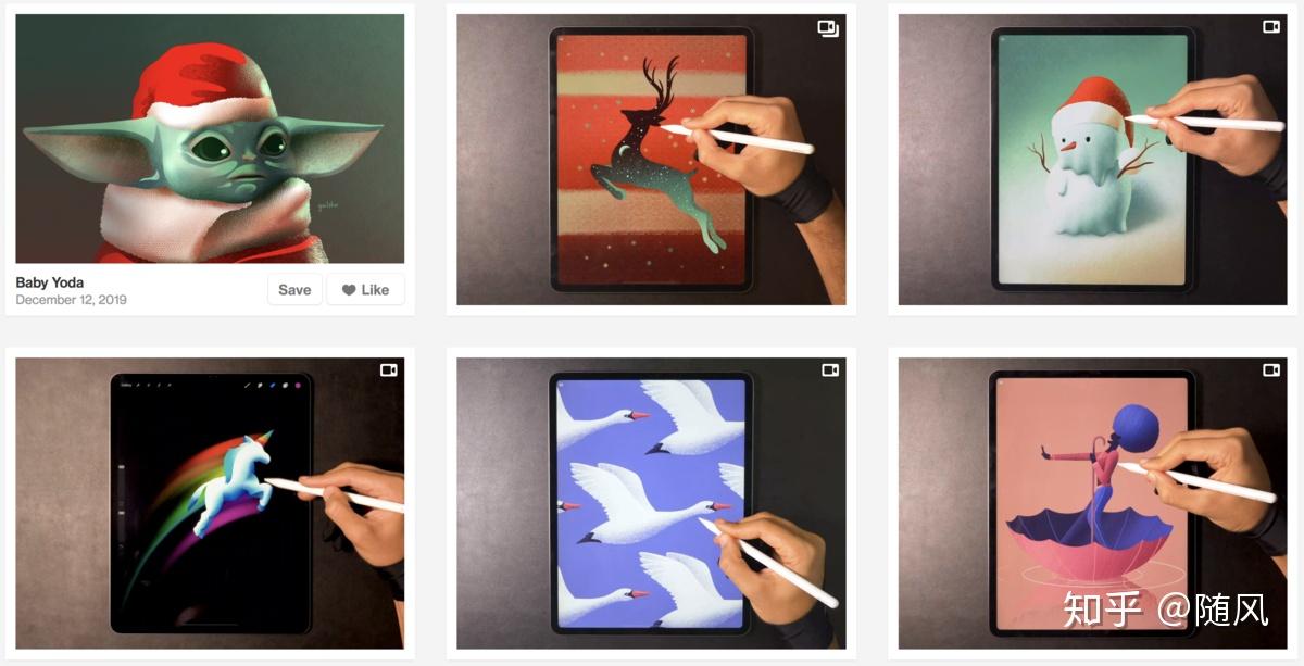 galshir插画师8款笔刷分享 ipad procreate绘画