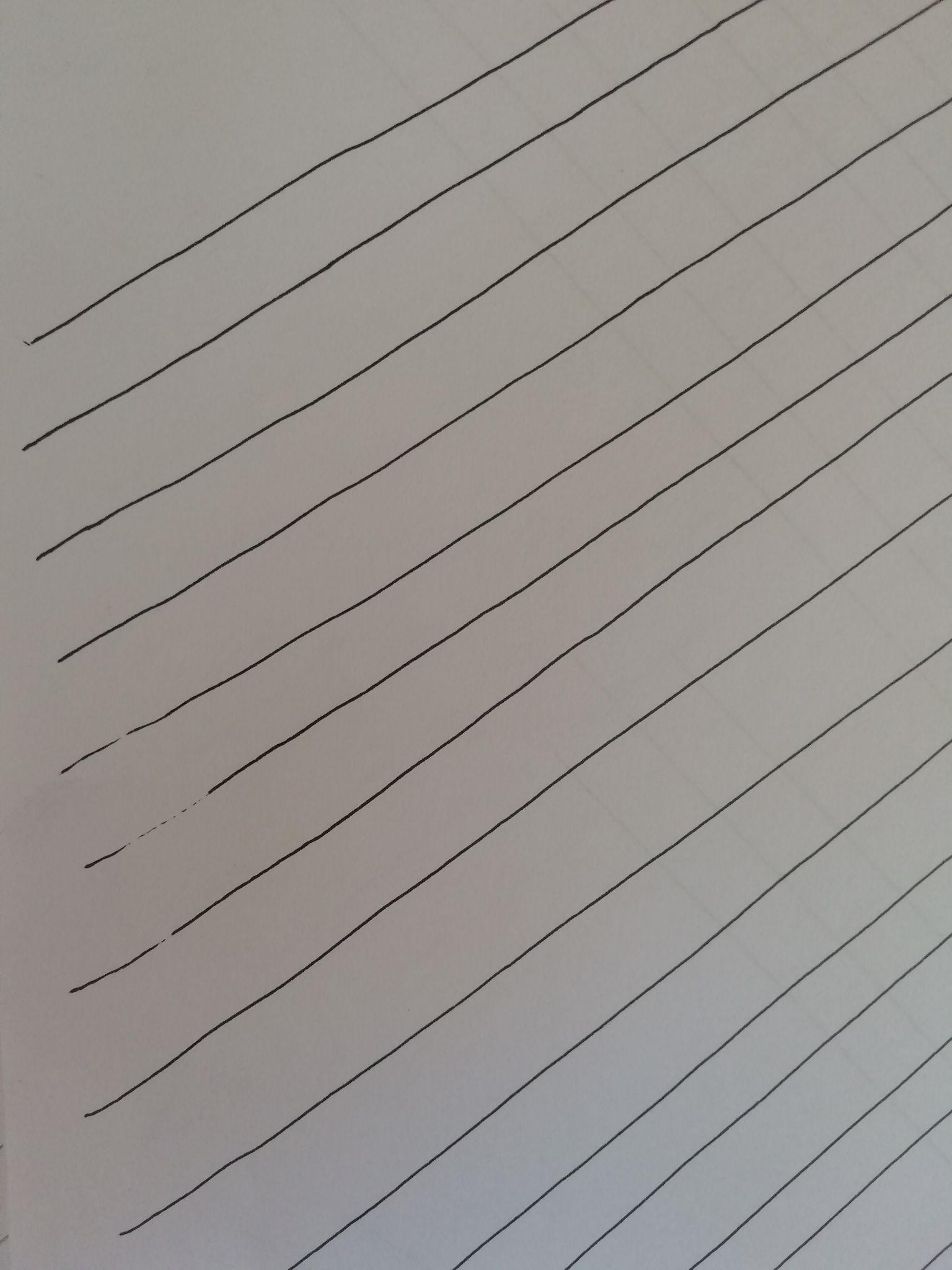 【艺术疗愈】如何手绘长直线?