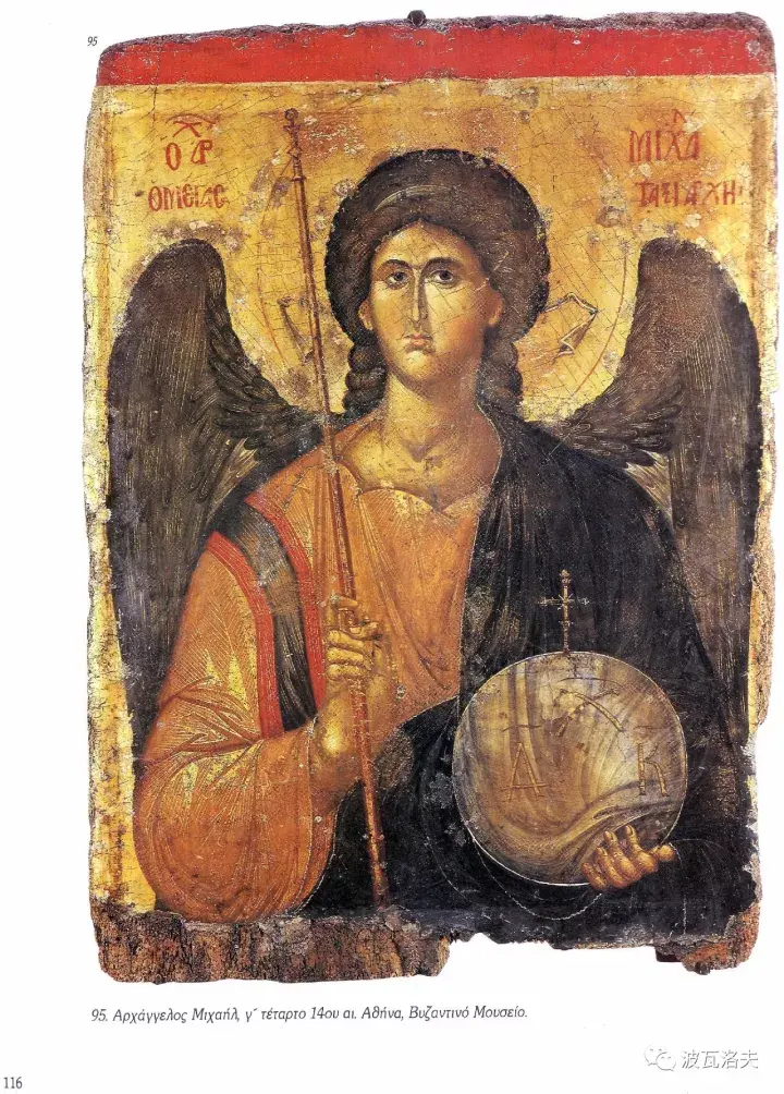 拜占庭时期坦培拉绘画上色方式干笔触画法