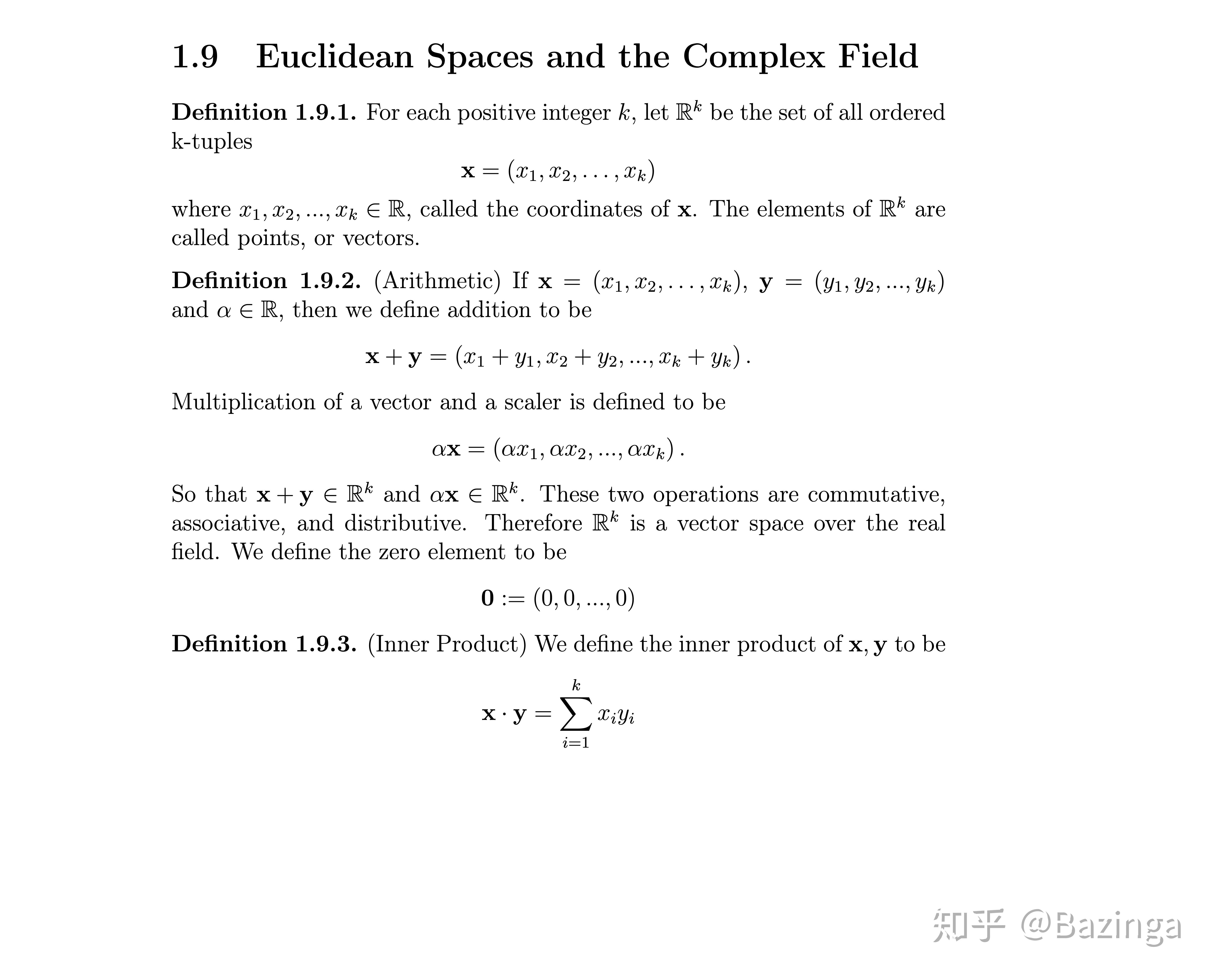 19欧几里得空间复数域schwarz不等式