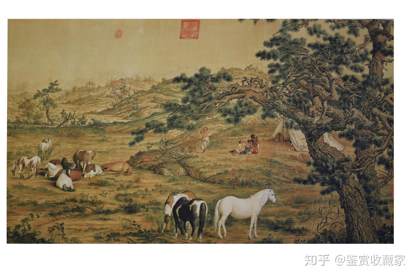郎世宁传世珍品卷本《百骏图》 - 知乎