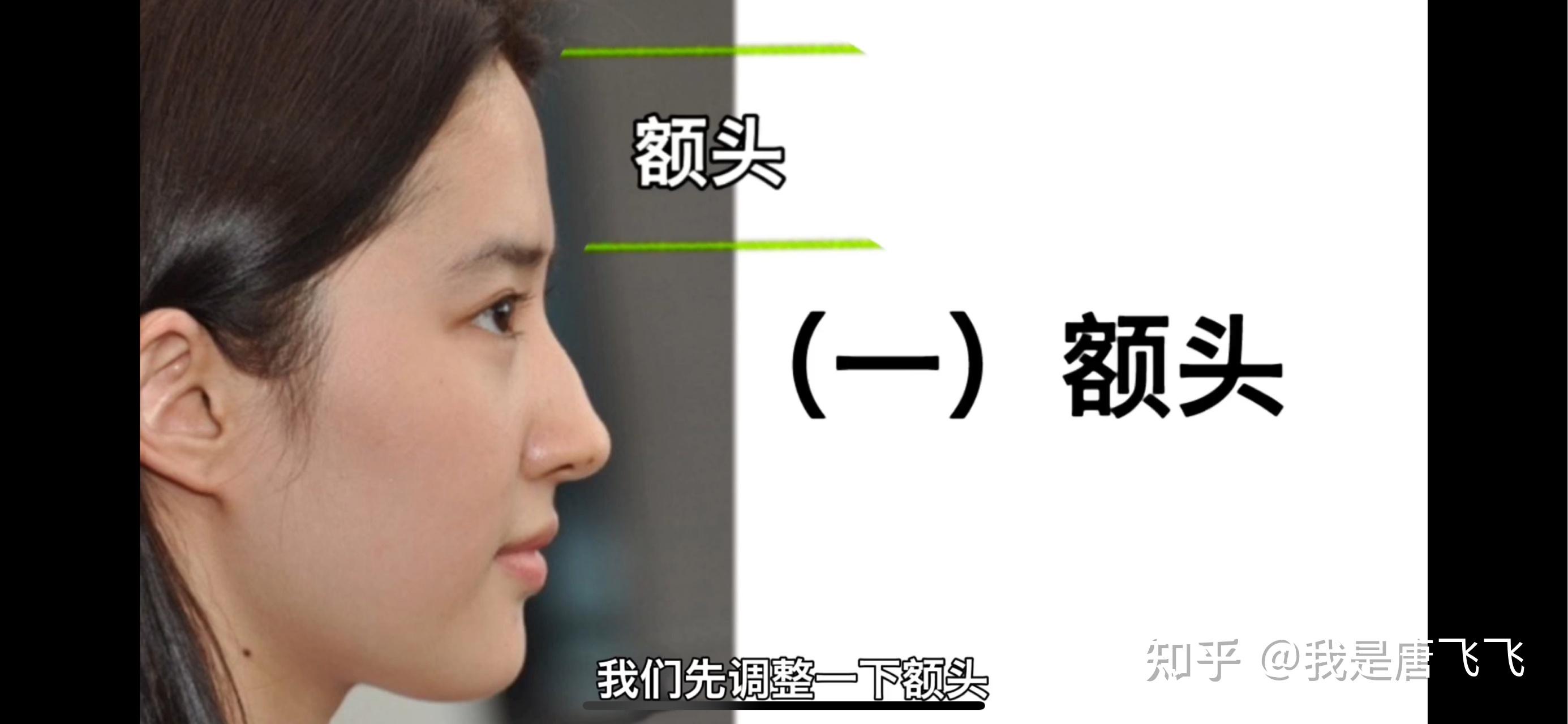 我们先调整一下额头.