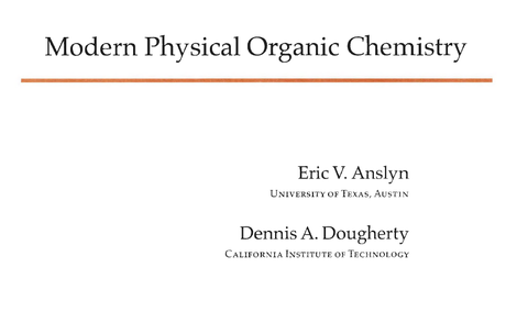 modern physical organic chemistry anslyn solutions