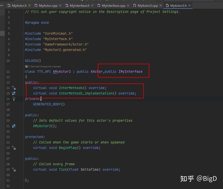 【UE】在C++中定义和使用接口 - 知乎