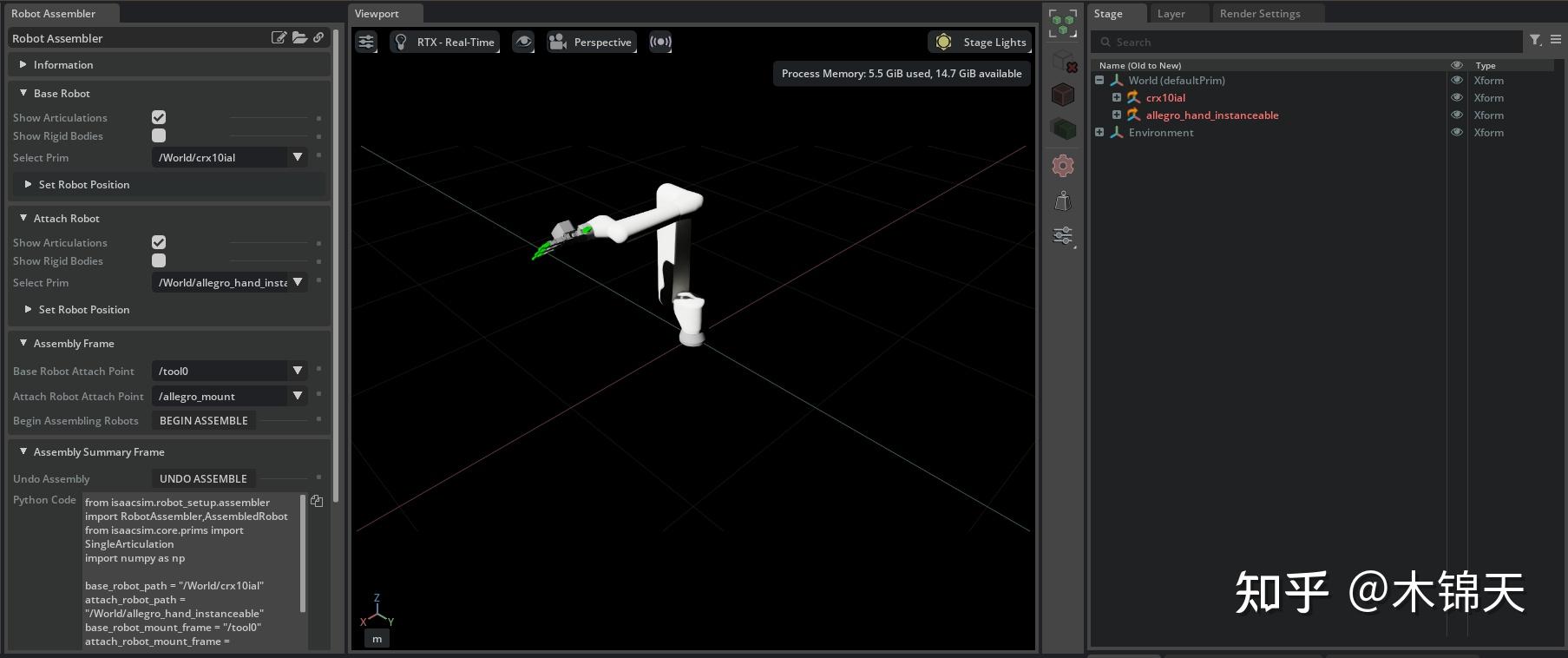 【Isaac Sim 4.5.0】Tools and Tutorials - Robot Setup - Assemble Robots ...
