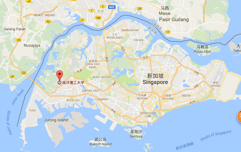 南洋理工大学地图图片